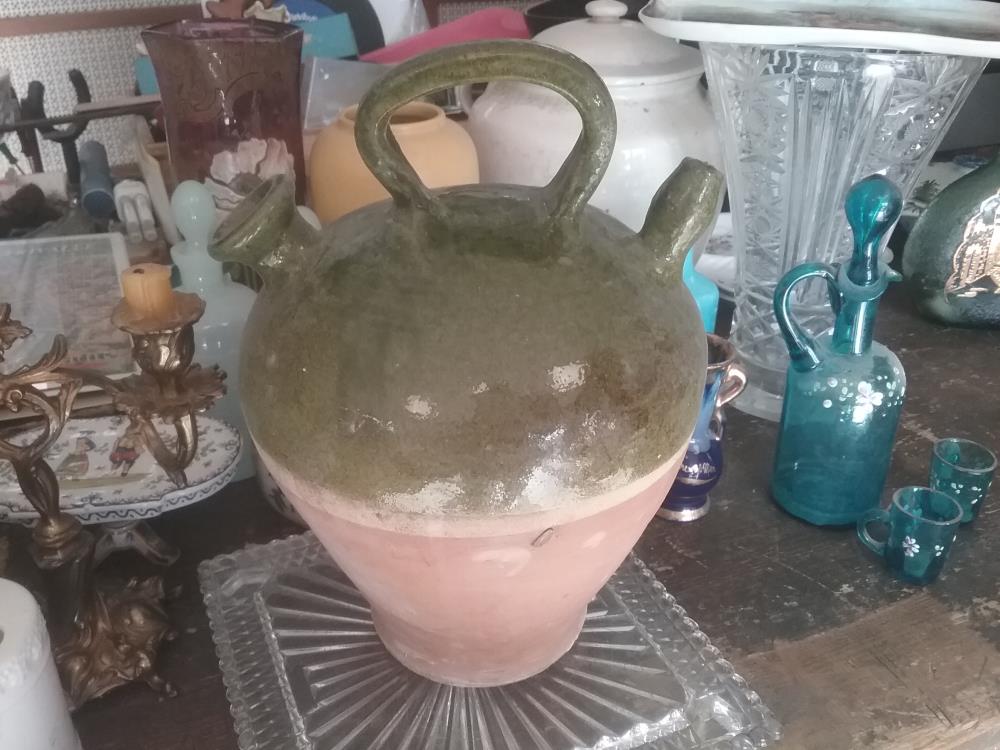 CRUCHE VERNISSEE VERTE