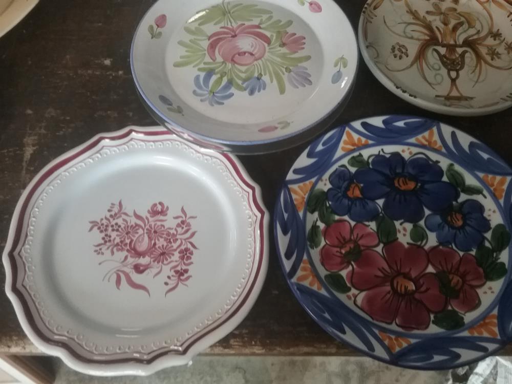 ASSIETTE ANCIENNE DECO DIVERS