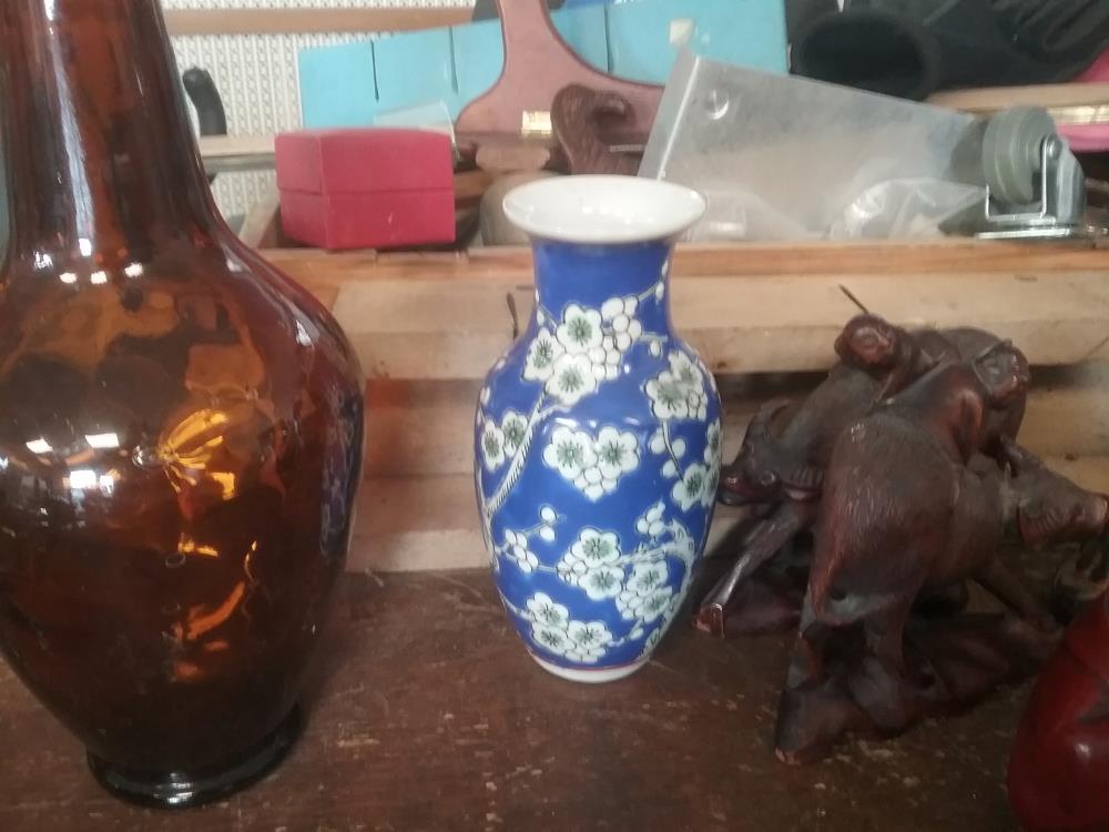 PETIT VASE ASIE BLEU