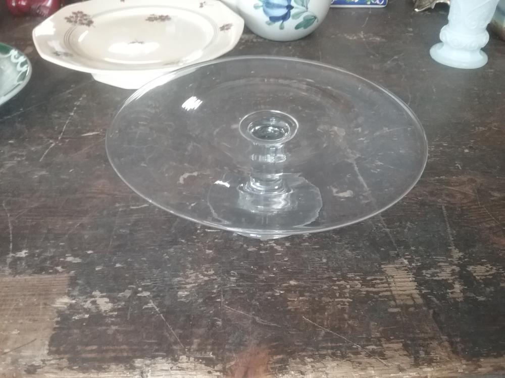 PLAT GATEAU VERRE SOUFFLÉ 