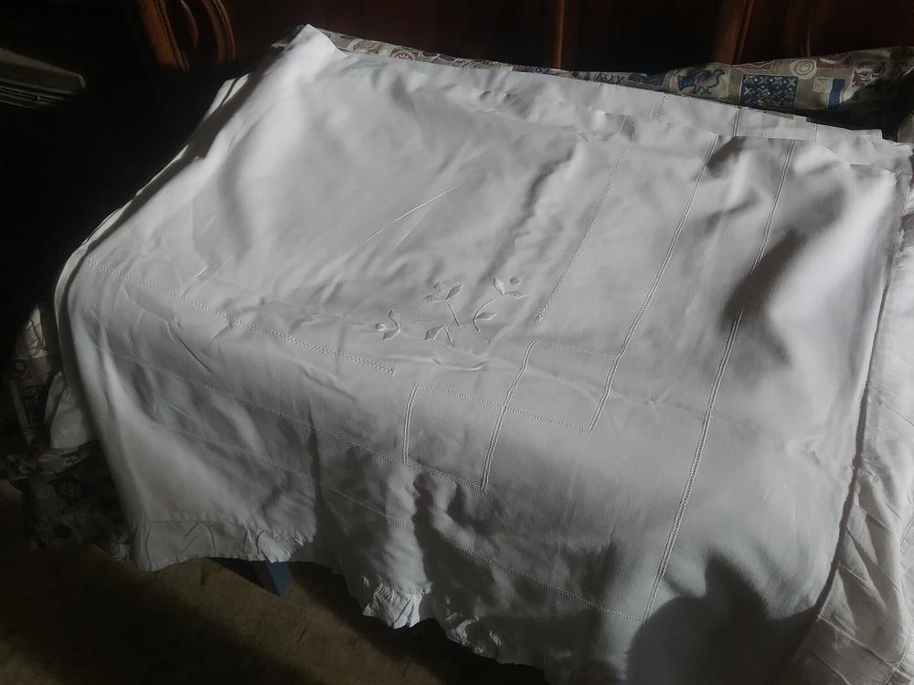 DRAP ANCIEN 120 BRODE