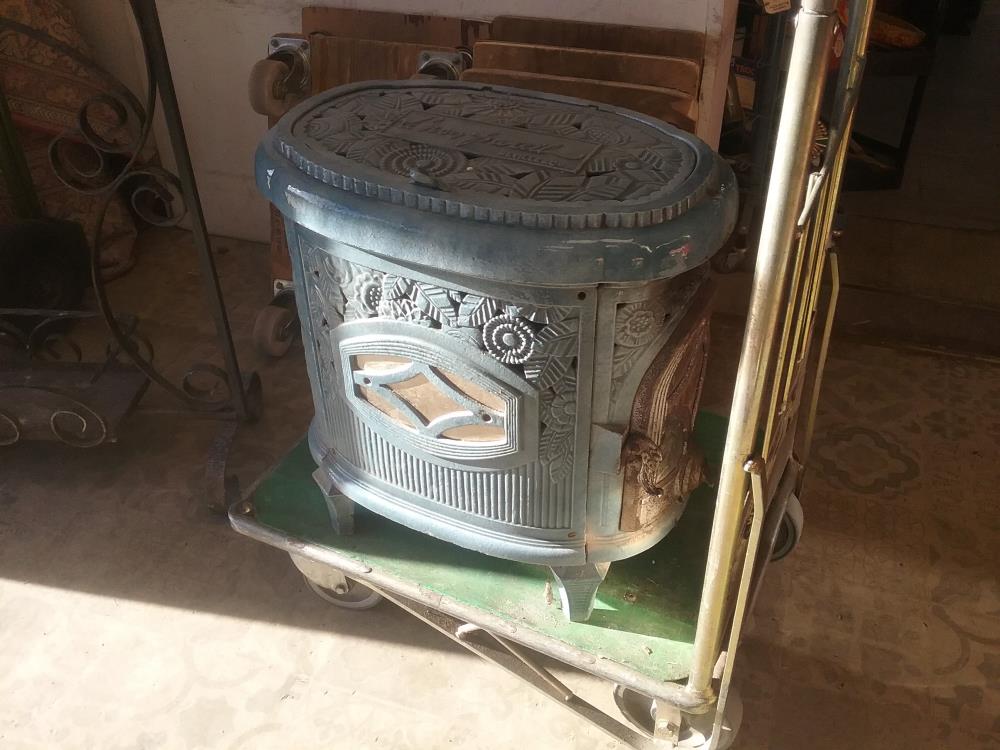 POELE EMAILLE ANCIEN 
