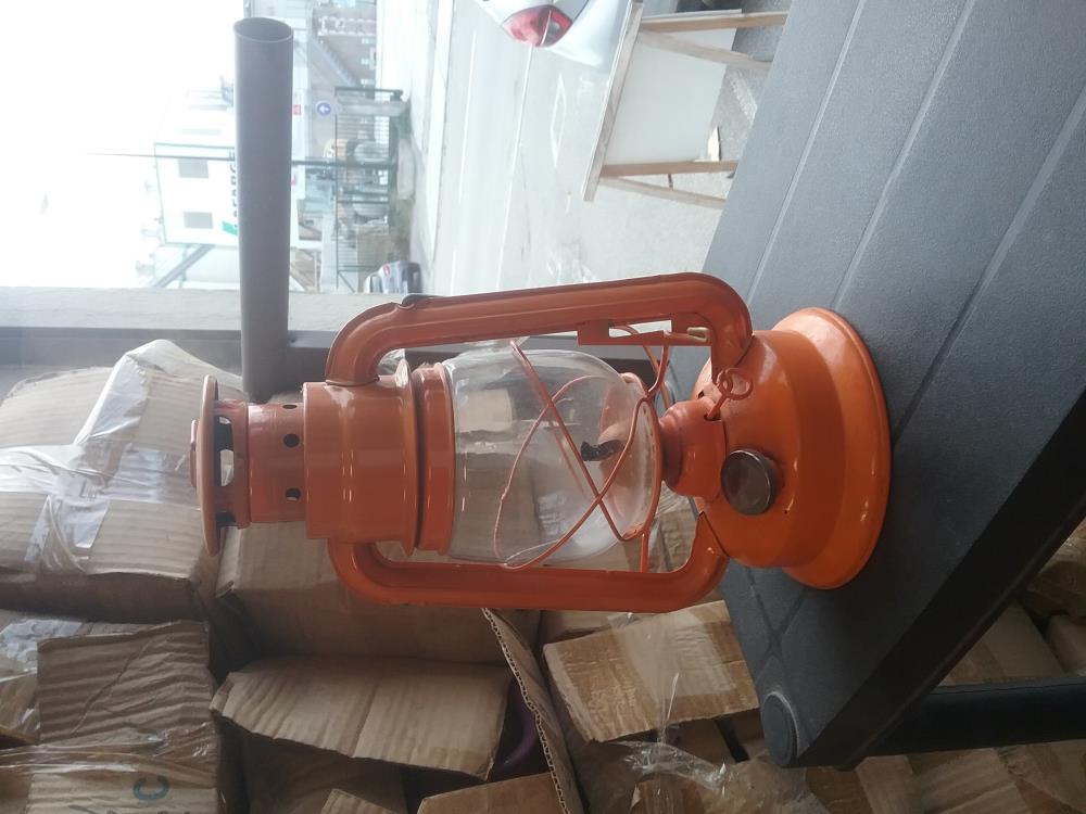 LAMPE TEMPETE ORANGE 