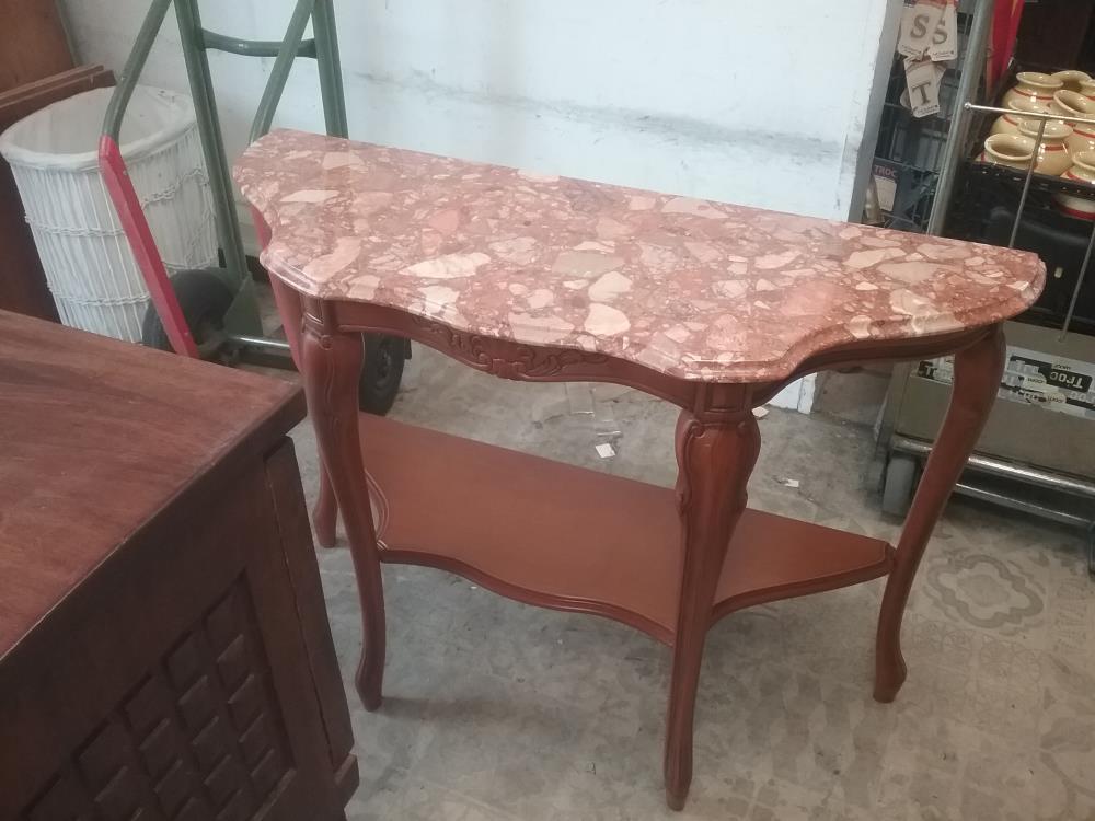 CONSOLE DESSUS MARBRE
