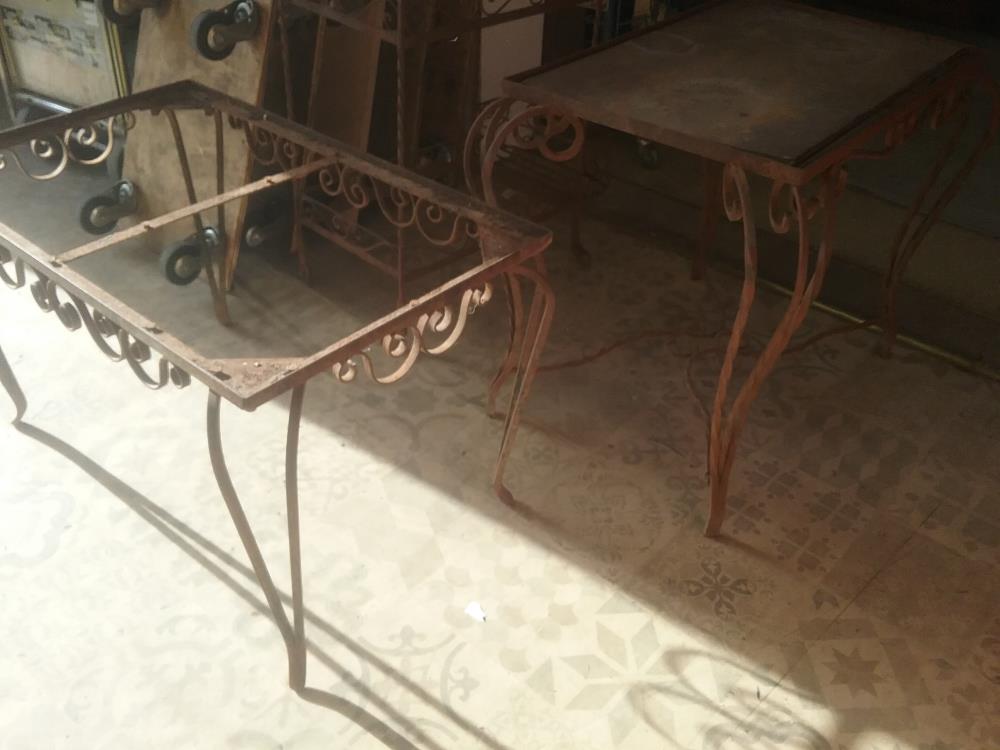 PIED DE TABLE FF ROUILLE