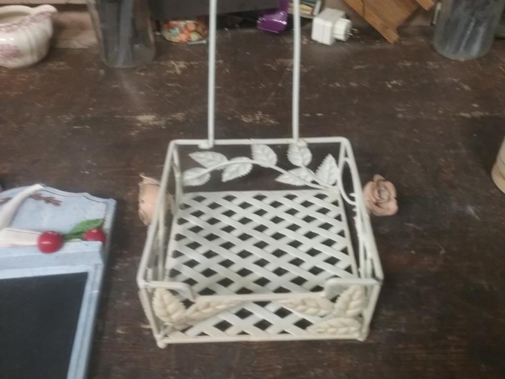 PORTE SERVIETTES PAPIER METAL