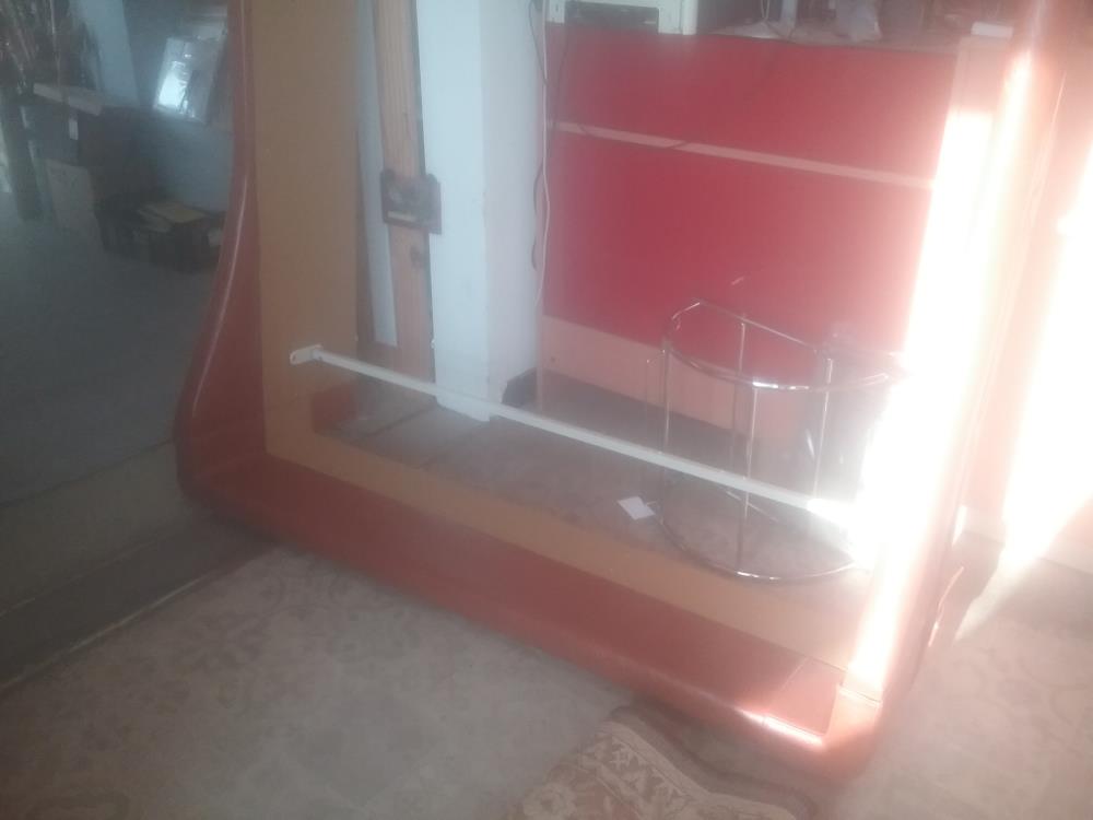 CADRE DE LIT 140X190 SKAI MARRON