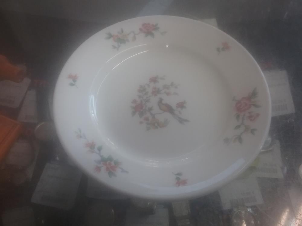 ASSIETTE PORCELAINE DECOR ASIE