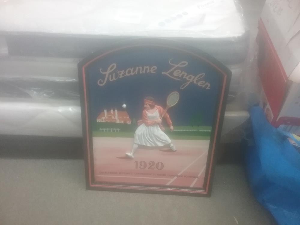 PANNEAU PUB SUZANNE LENGLEN