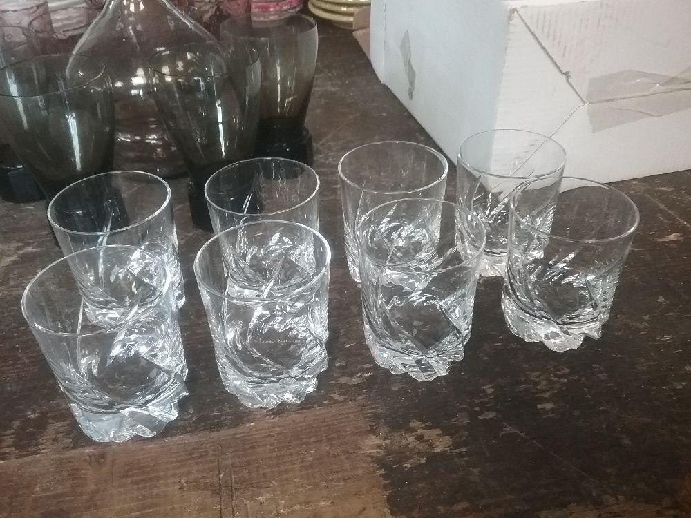 8 VERRES DAUM 