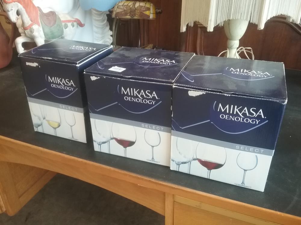 4 VERRES A VIN  MIKASA