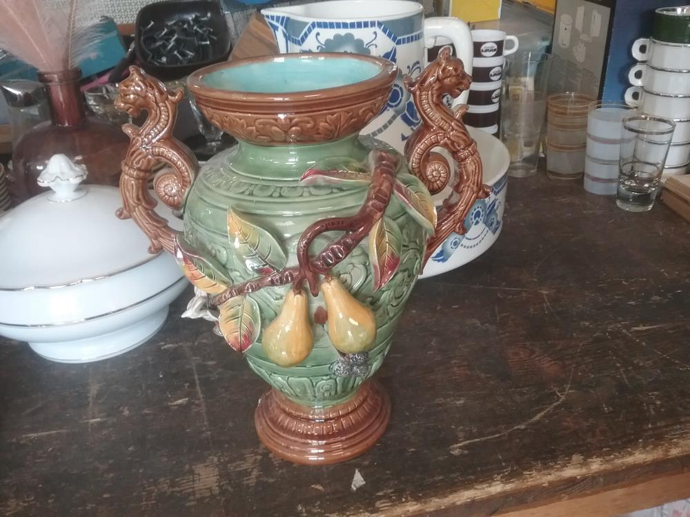 GRAND VASE BARBOTINE 