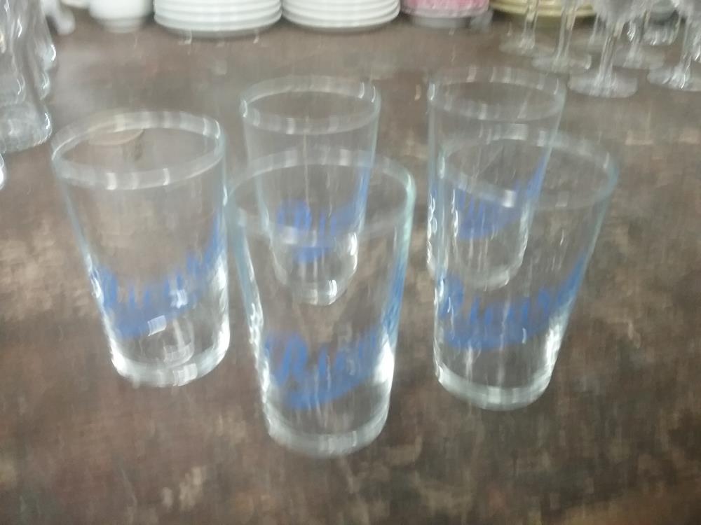 5 VERRES RICARD ANCIENS