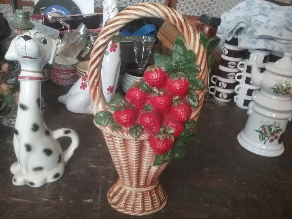 BOUTEILLE PANIER FRAISES 