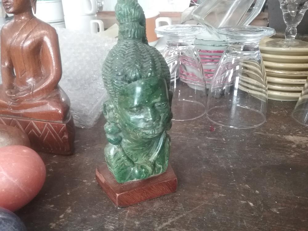 TETE INDIEN OBSIDIENNE