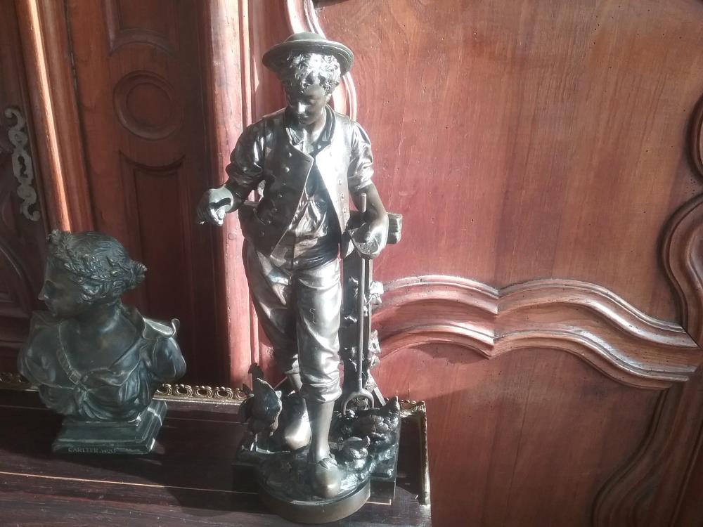 BRONZE SIGNE BOURET 
