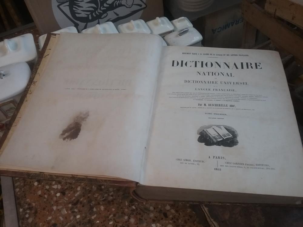 DICTIONNAIRE BESCHERELLE 1855 2TOMES