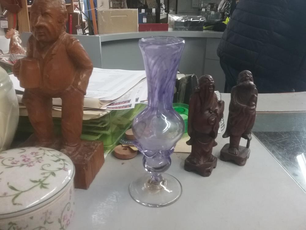 VASE VIOLET SOUFFLÉ 