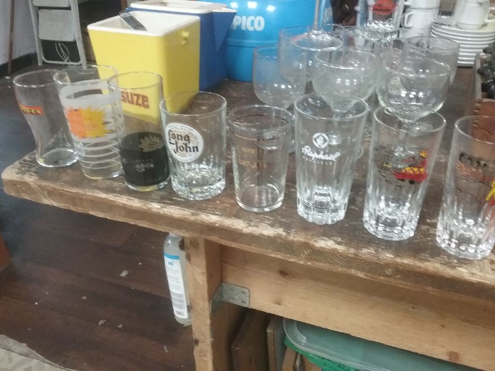 VERRE BAR ANCIEN RARE