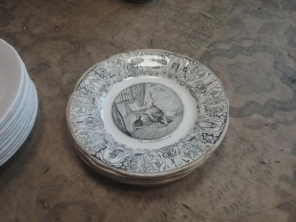 5 ASSIETTES SAINTS ANCIENNE