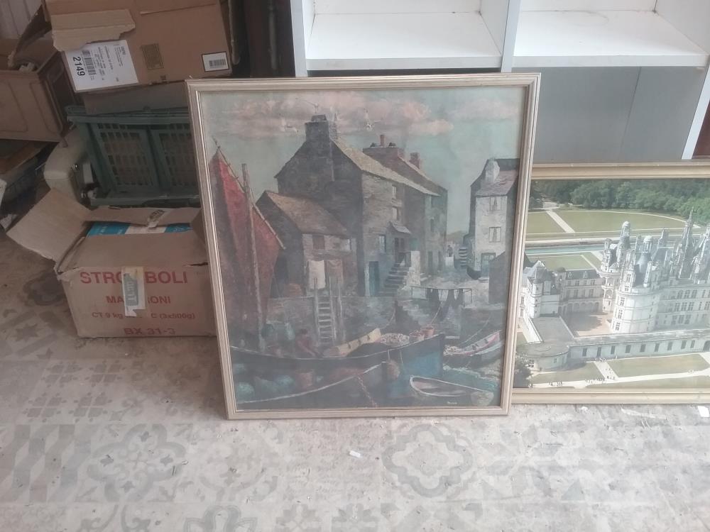 CADRE REPRO YELLOW BOAT POLPERRO