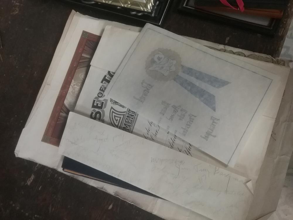 LOT DE PAPIERS US ANCIENS