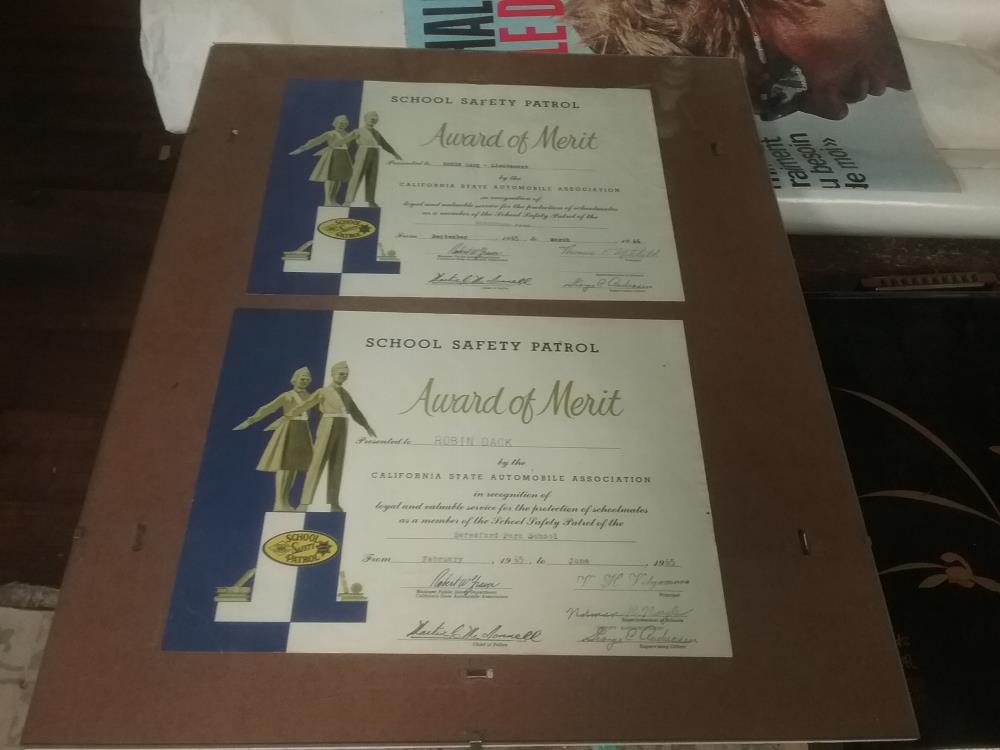 2 CERTIFICATS US ANCIENS