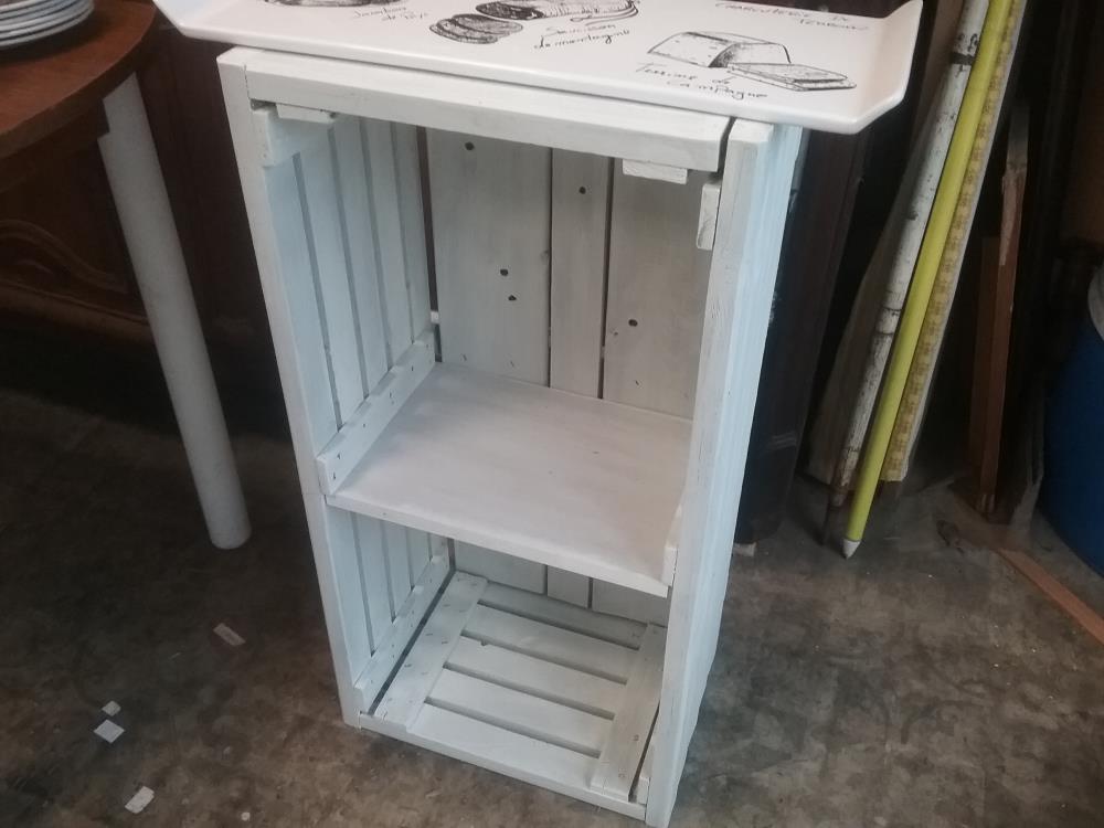 CAISSE ETAGERE BOIS 