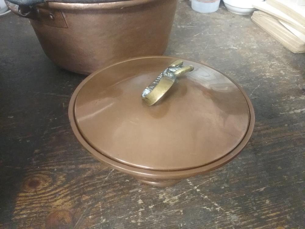 SUCRIER CUIVRE ETAME