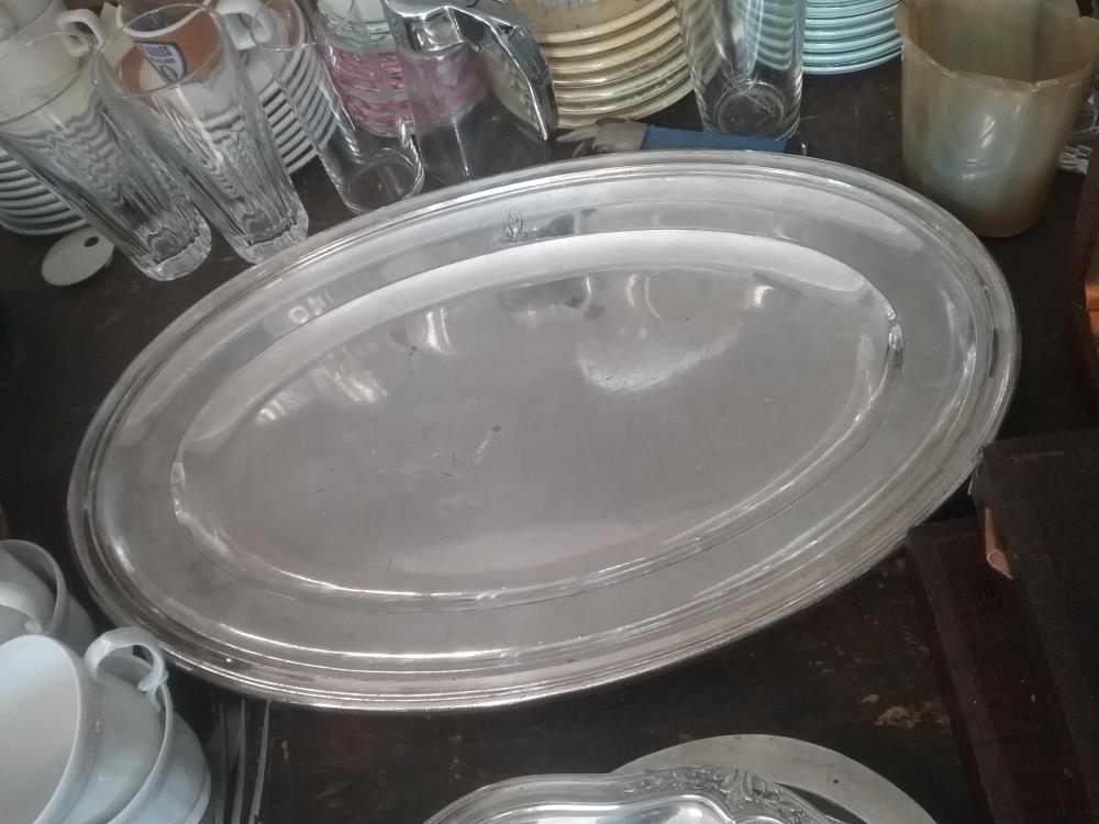 GRAND PLAT OVALE MONOGRAME 