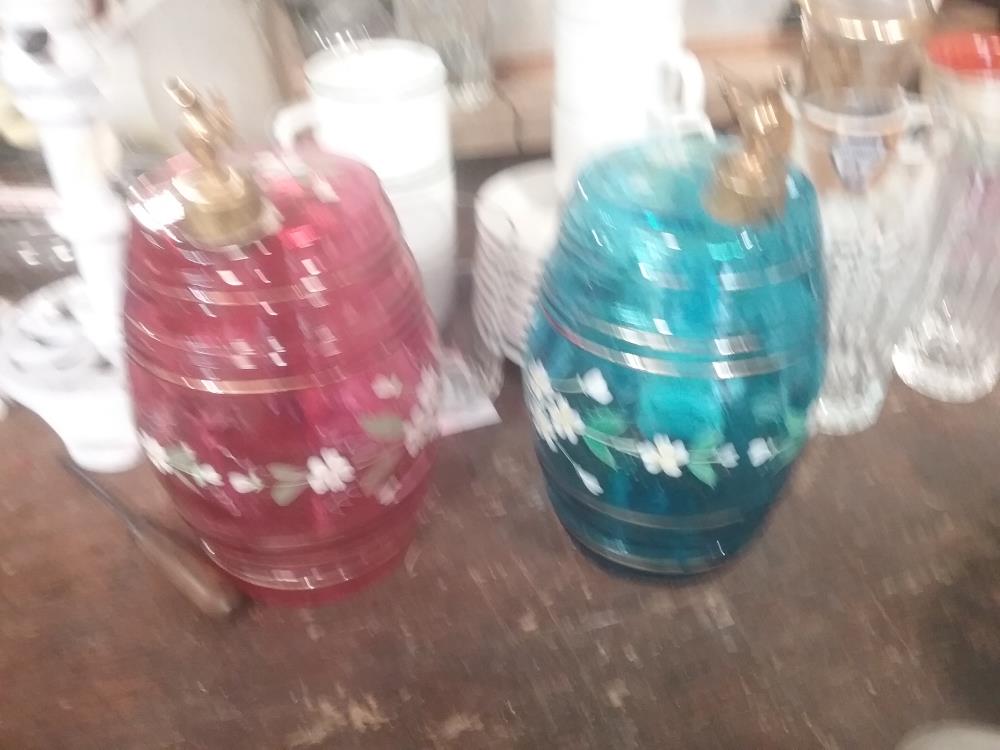 FLACON ANCIEN EMAILLE