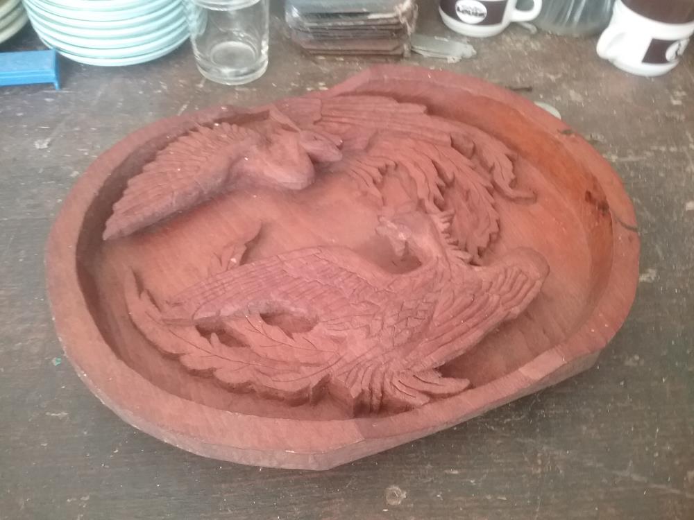 PLAQUE GRAVEE COQ COMBATENTS