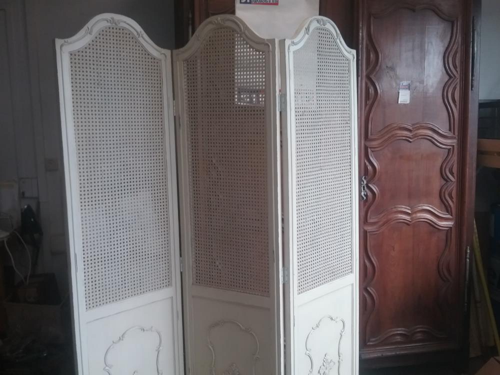 PARAVENT 3 VENT BLANC