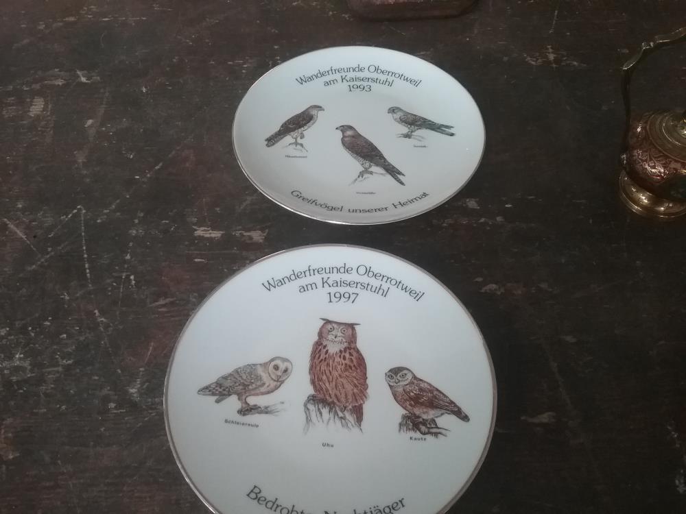 ASSIETTE BAVARIA OISEAU