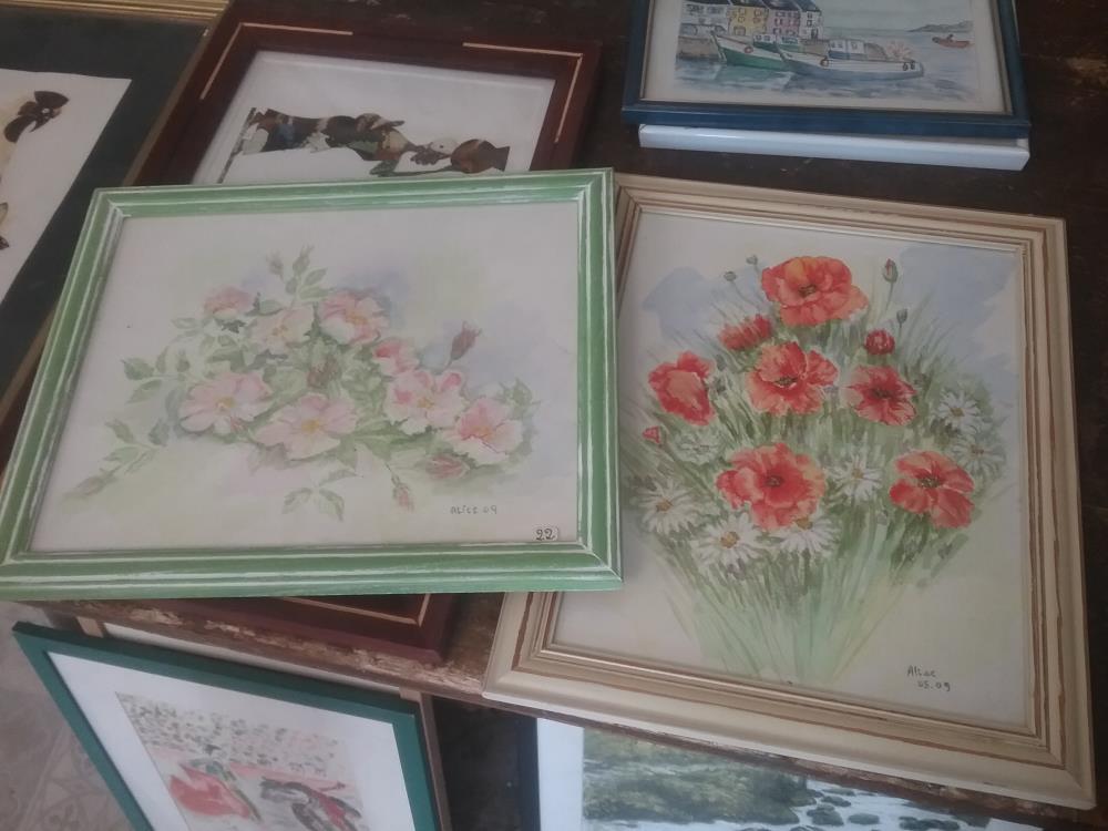 AQUARELLE NATURE MORTE 