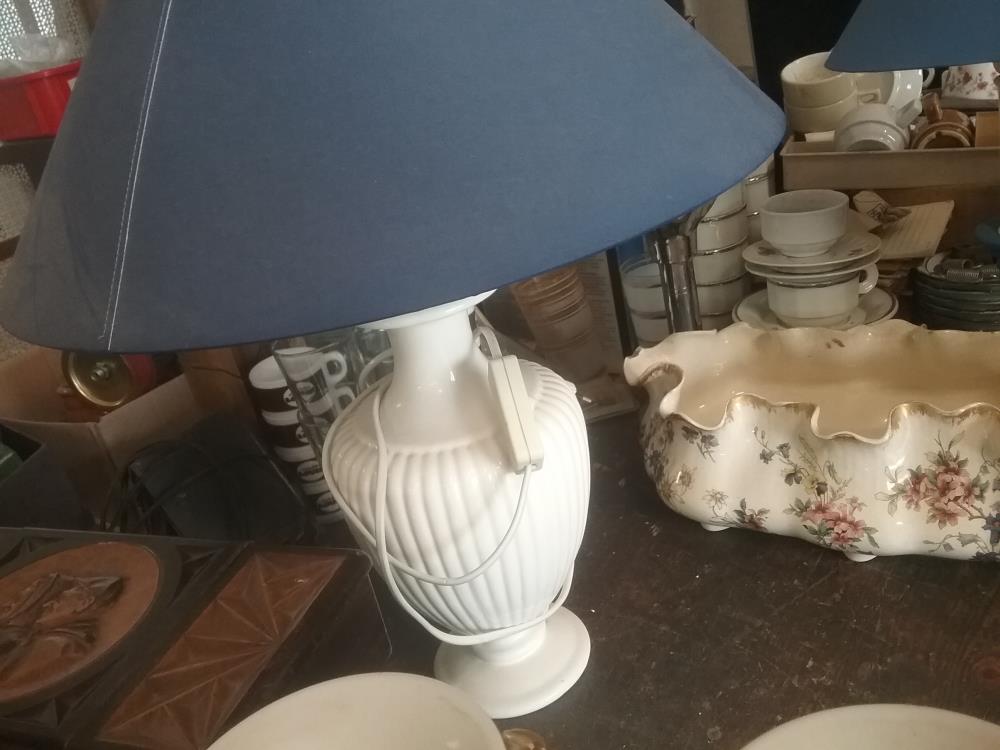 LAMPE CERAMIQUE BLANCHE