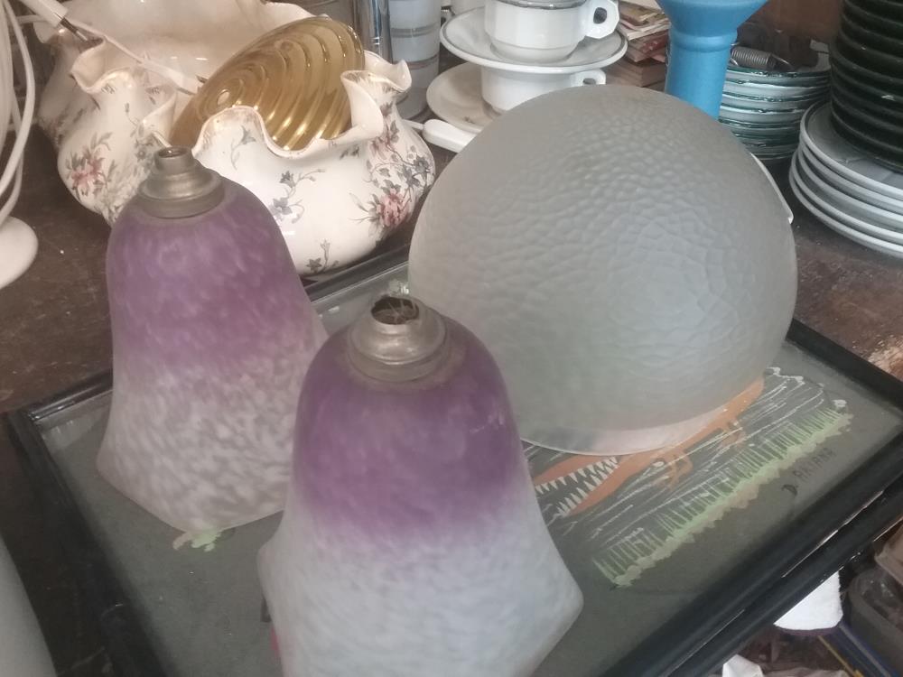 VERRE DE LAMPE ANCIEN