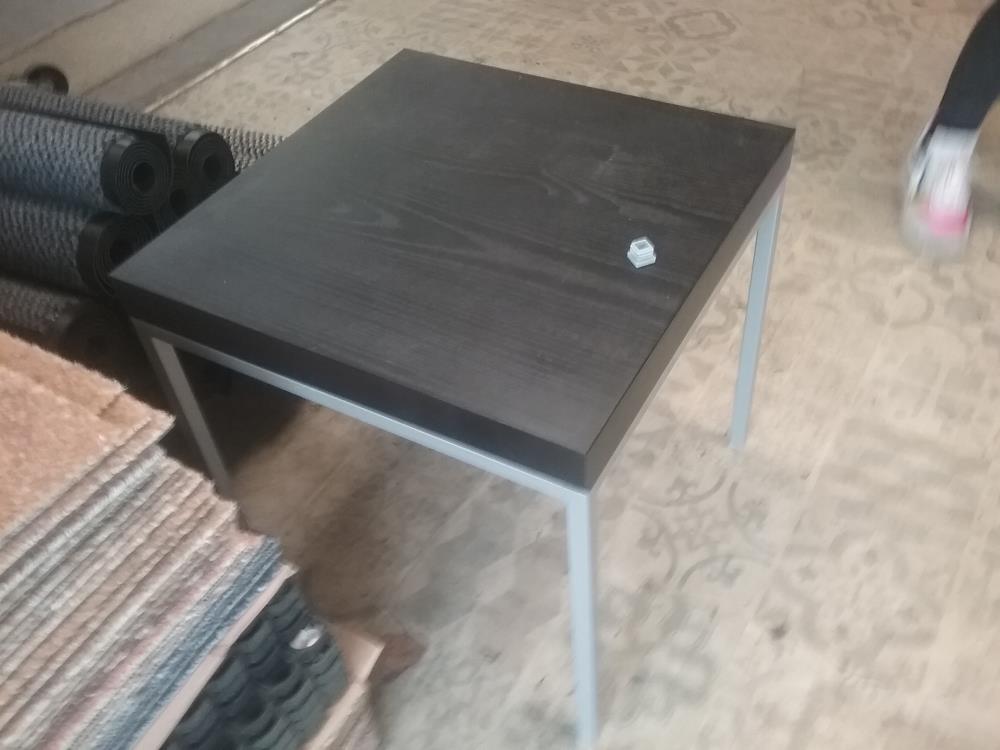 TABLE BASSE BOIS METAL