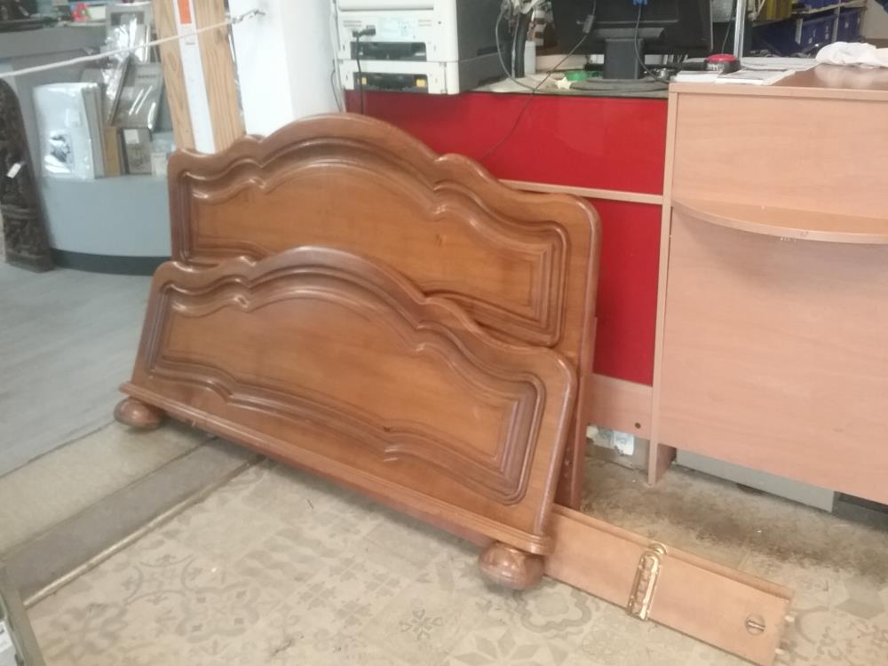 LIT 140 EN CHENE ET SOMMIER