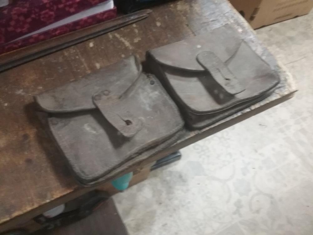 BESACE MILITAIRE CUIR 