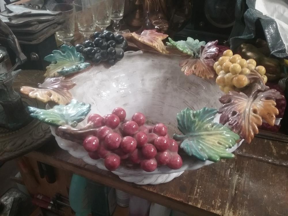 GRANDE COUPE TERRE CUITE VERNISSEE