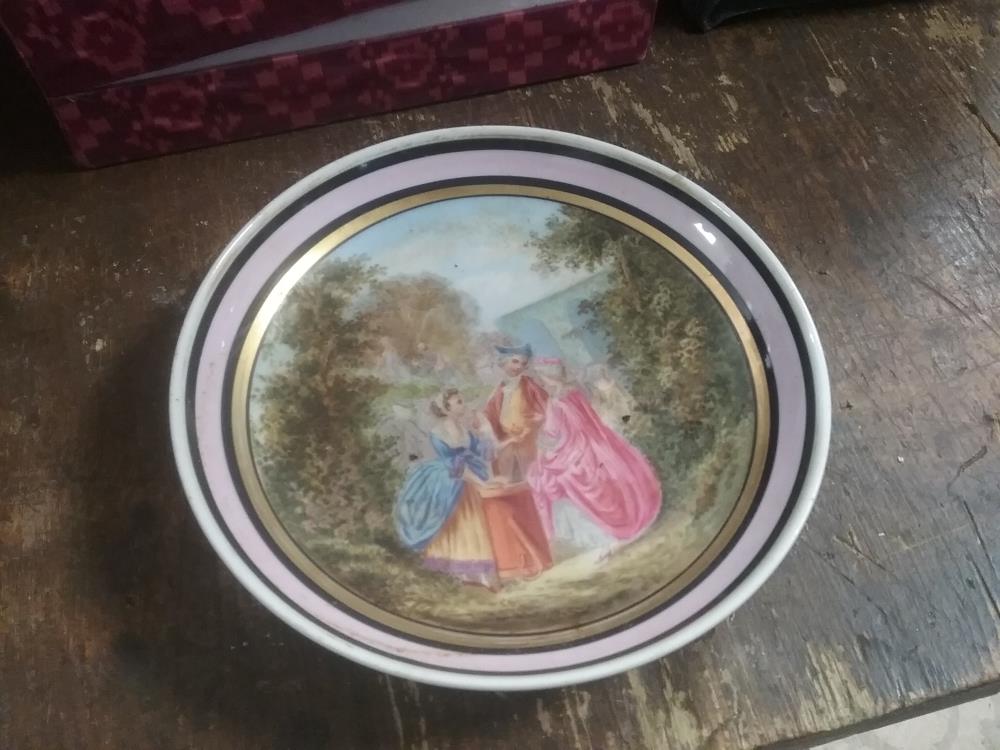 COUPELLE ANCIENNE PEINTE 