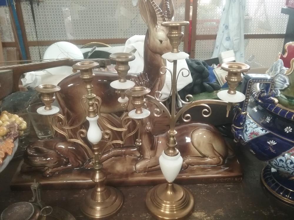 BOUGEOIR CU ALBATRE GM