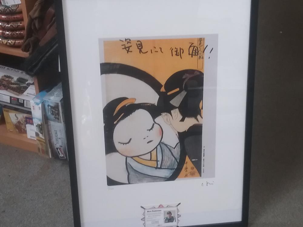 LITHOGRAPHIE SIGNEE NARA YOSHITOMO 10/300 AVEC CERTIFICAT D'AUTHENTICITÉ 