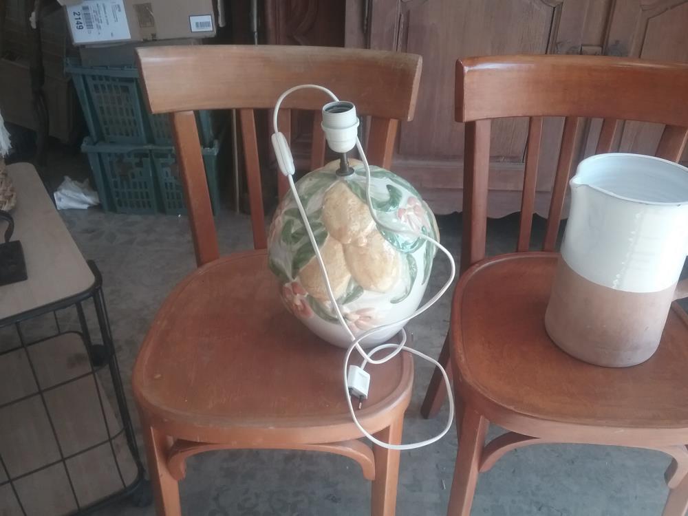 PIED DE LAMPE CITRON