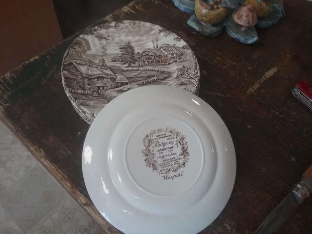 7 ASSIETTES ANGLAISES HAYRIDE