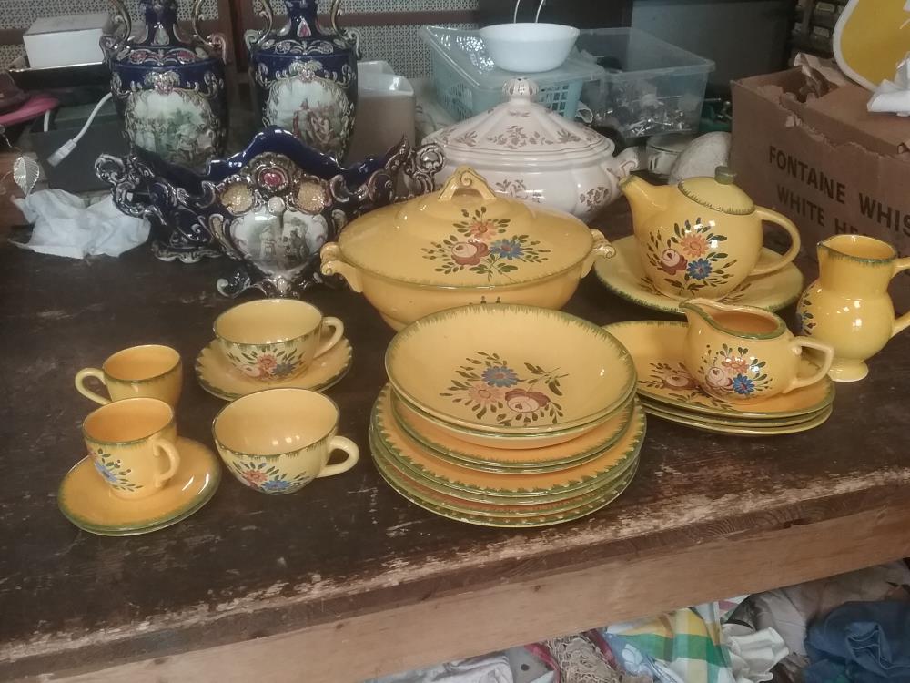 ENSEMBLE LONGCHAMP JAUNE 19P