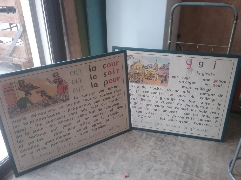 AFFICHES SCOLAIRES ENCADREES