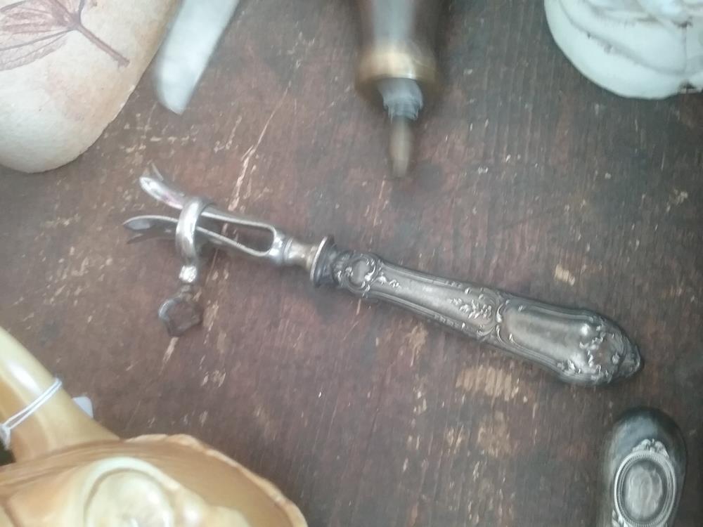 MANCHE A GIGOT ARGENT FOURRE 