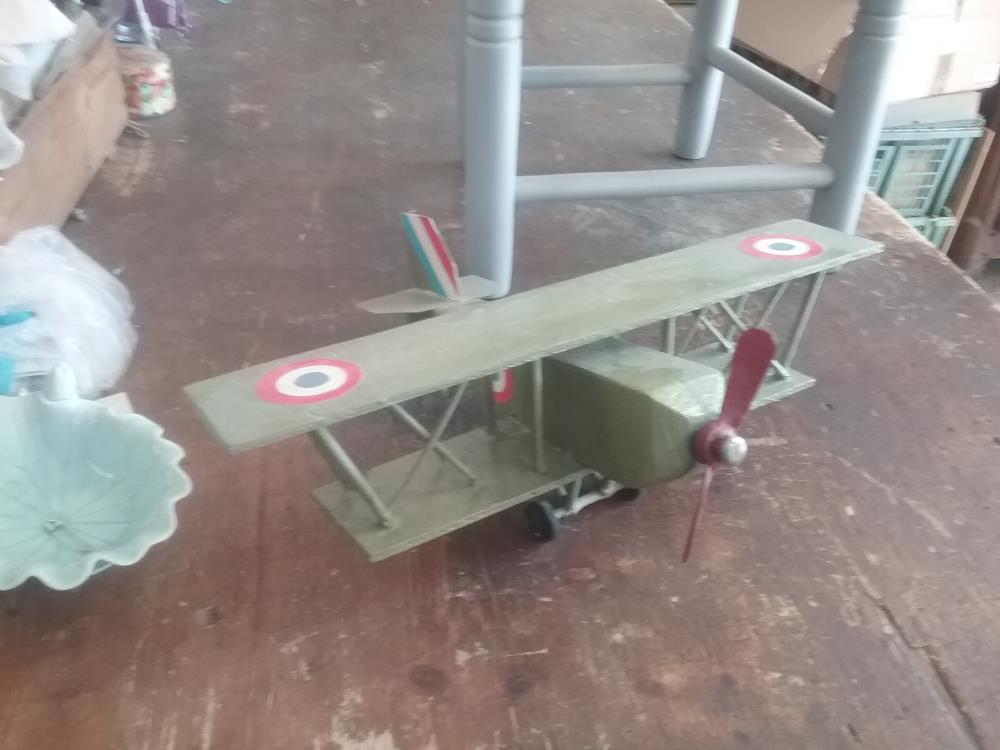 AVION MILITAIRE JOUET ANCIEN 